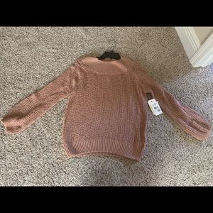 Off shoulder sweater